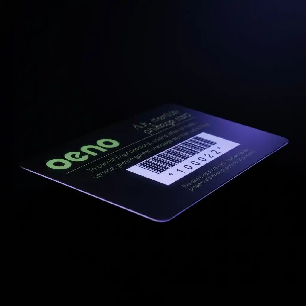 plastic cards with barcodes