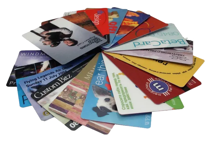 plastic cards examples