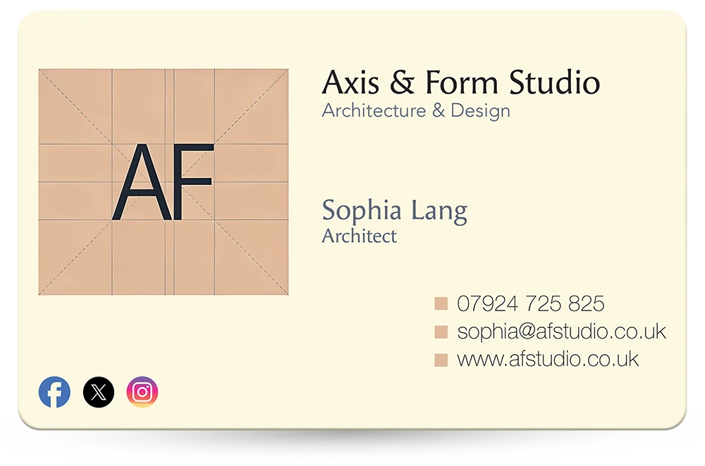 Plastic Business Card Example 5
