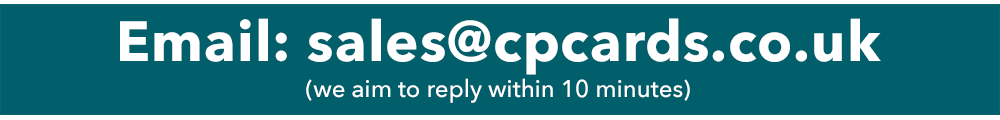 Email Colour Plastic Cards at sales@cpcards.co.uk