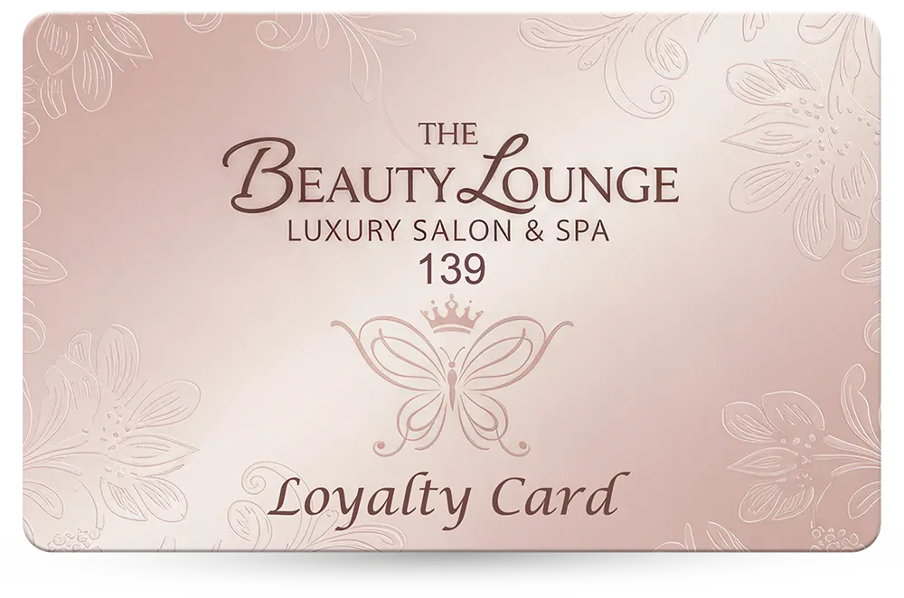 Beauty Salon Loyalty Card Example 3