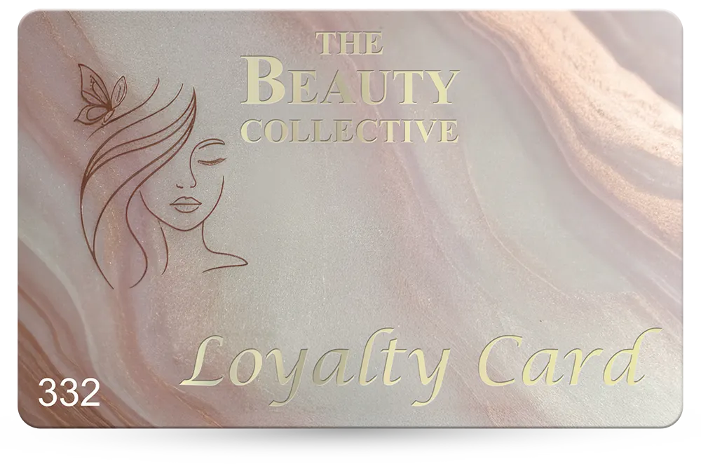 Beauty Salon Loyalty Card Example 4