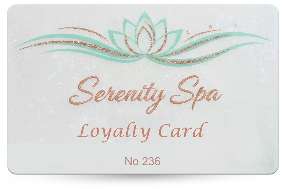 Beauty Salon Loyalty Card Example 8