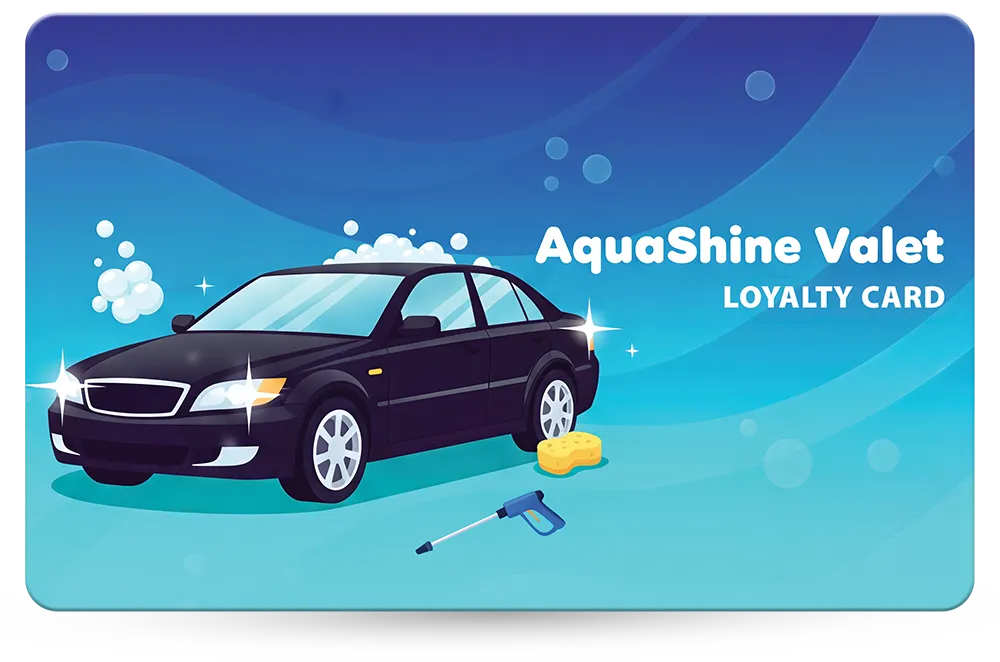 car wash loyalty card example