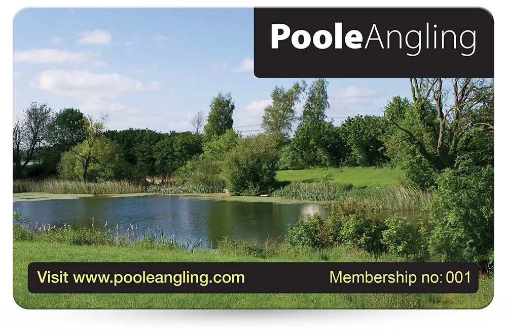 angling club membership card printing