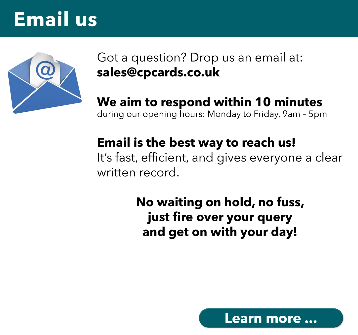 email us
