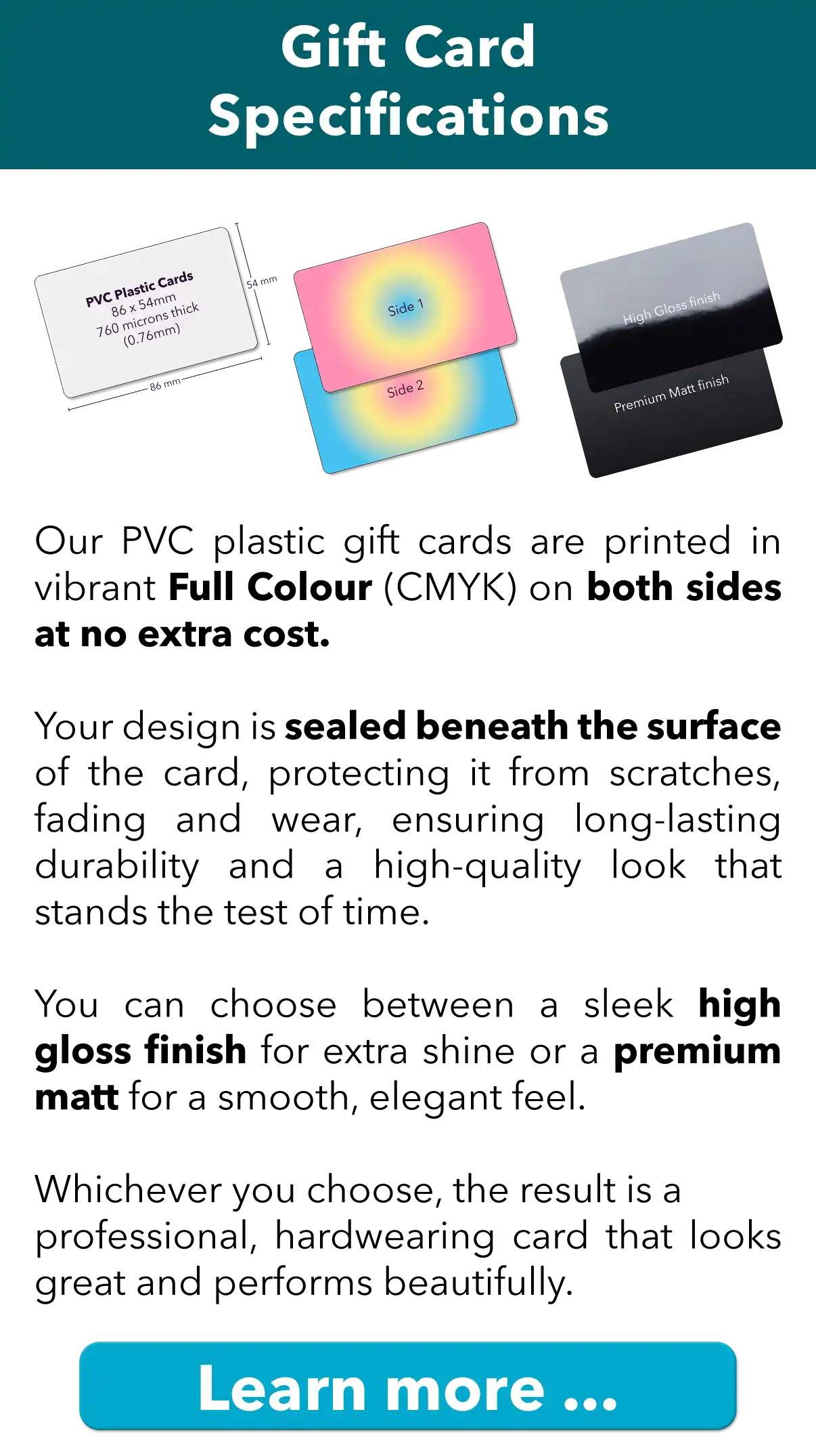 dimensions