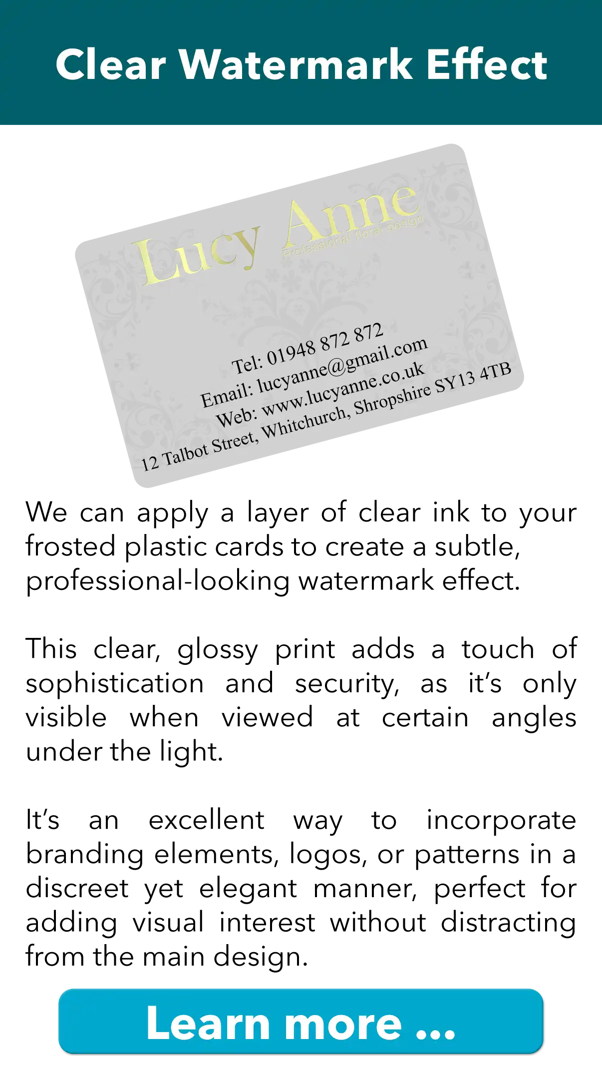 clear ink watermark effect