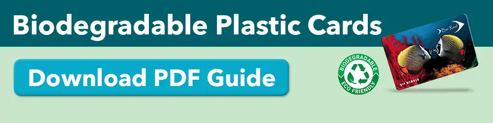 biodegradable plastic card artwork guide