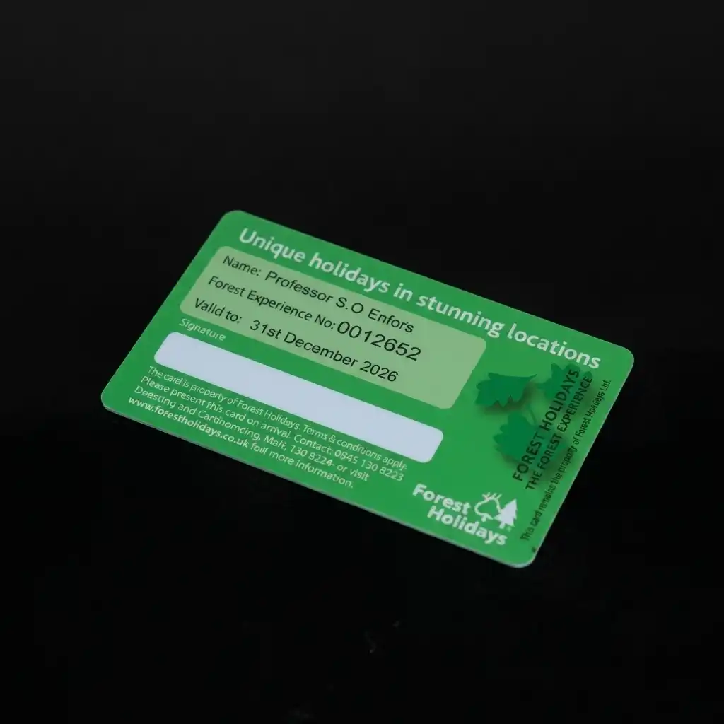 personalised plastic cards with variable data