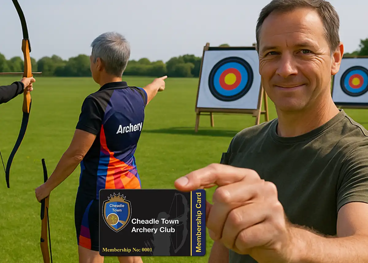 archery club membership card printing
