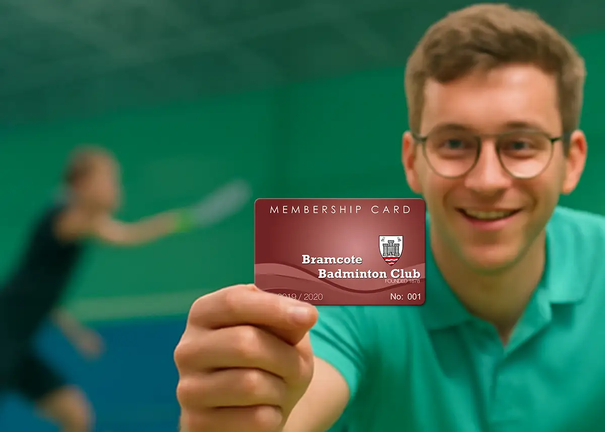 badminton club membership card printing