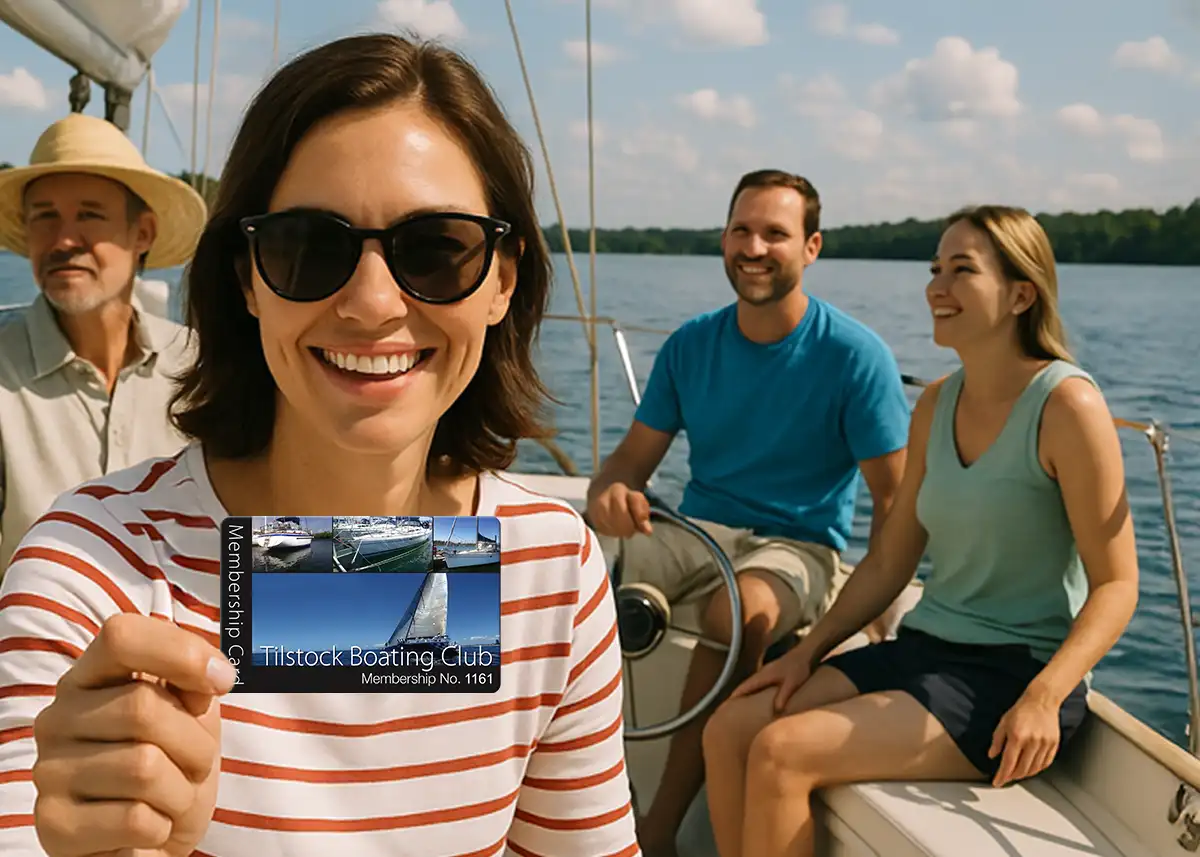boating club membership card printing