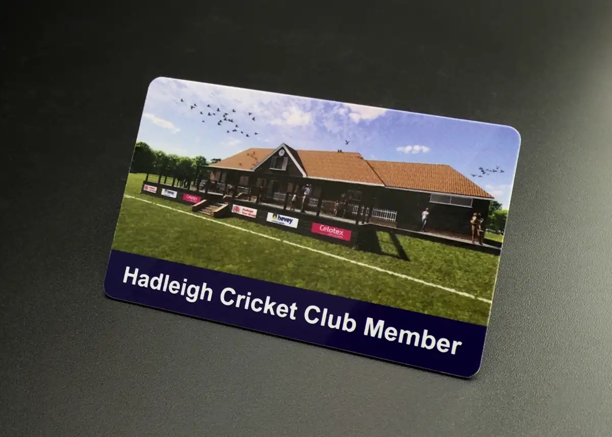 cricket club membership card printing