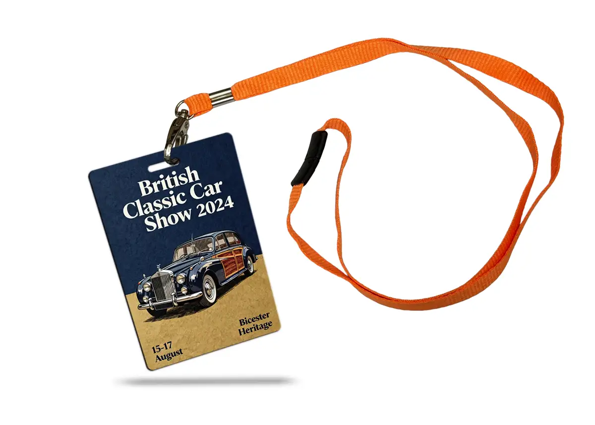 event pass printing for car shows