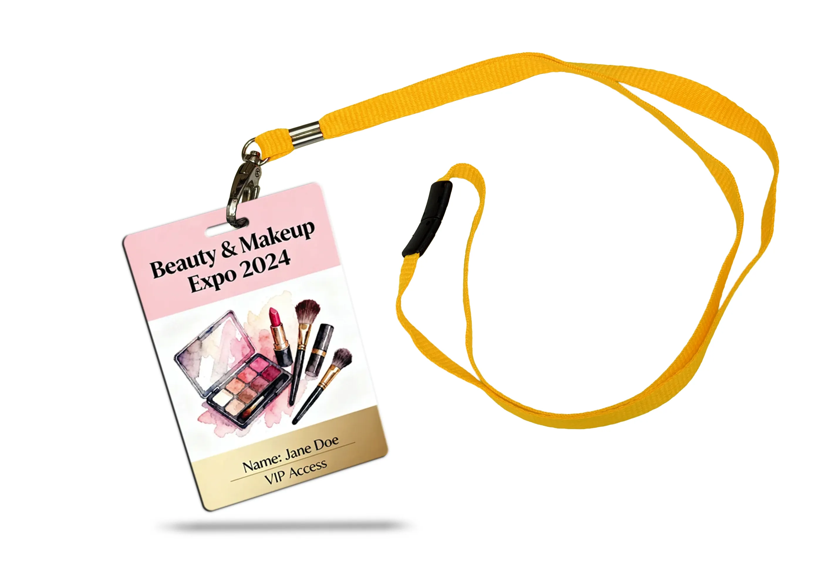 event pass printing for beauty and makeup exhibition