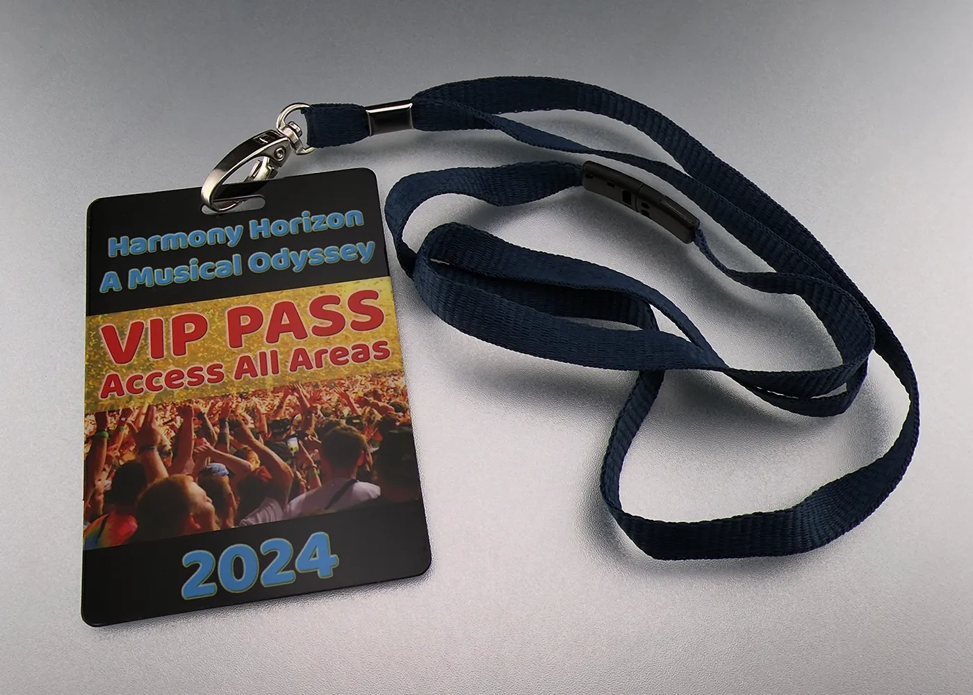 event pass printing for music concert VIP pass