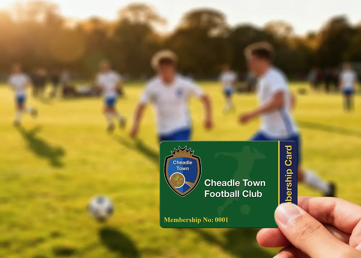football club membership card printing