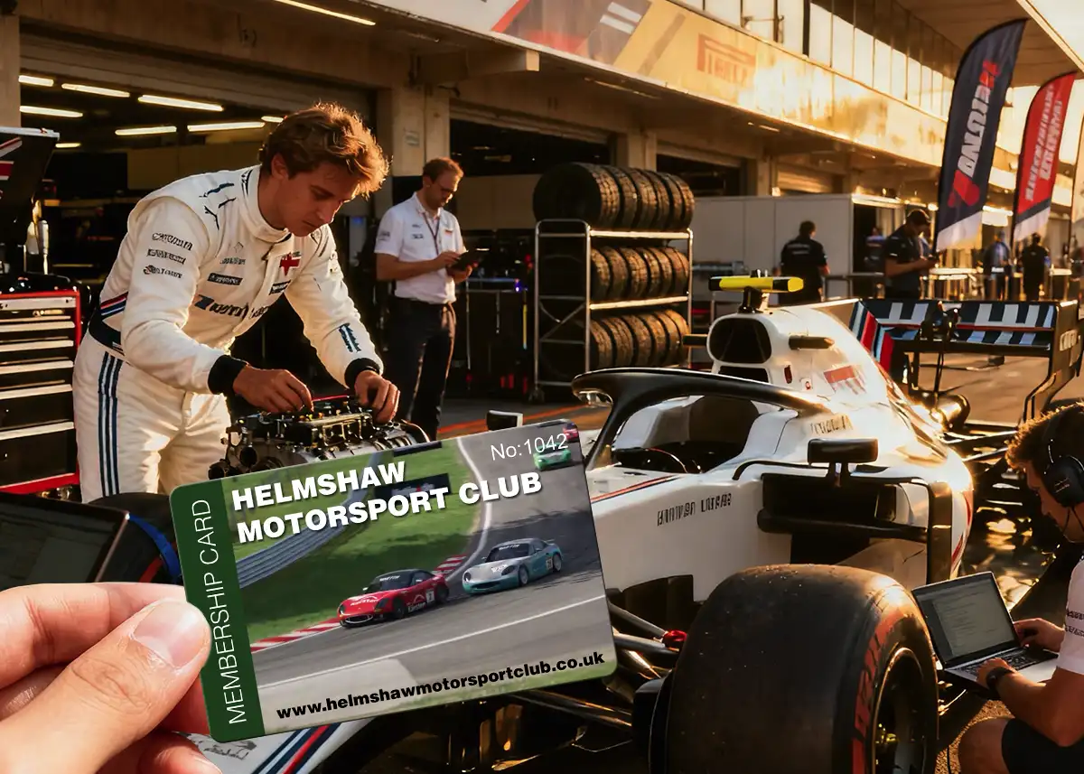 motorsport membership card printing