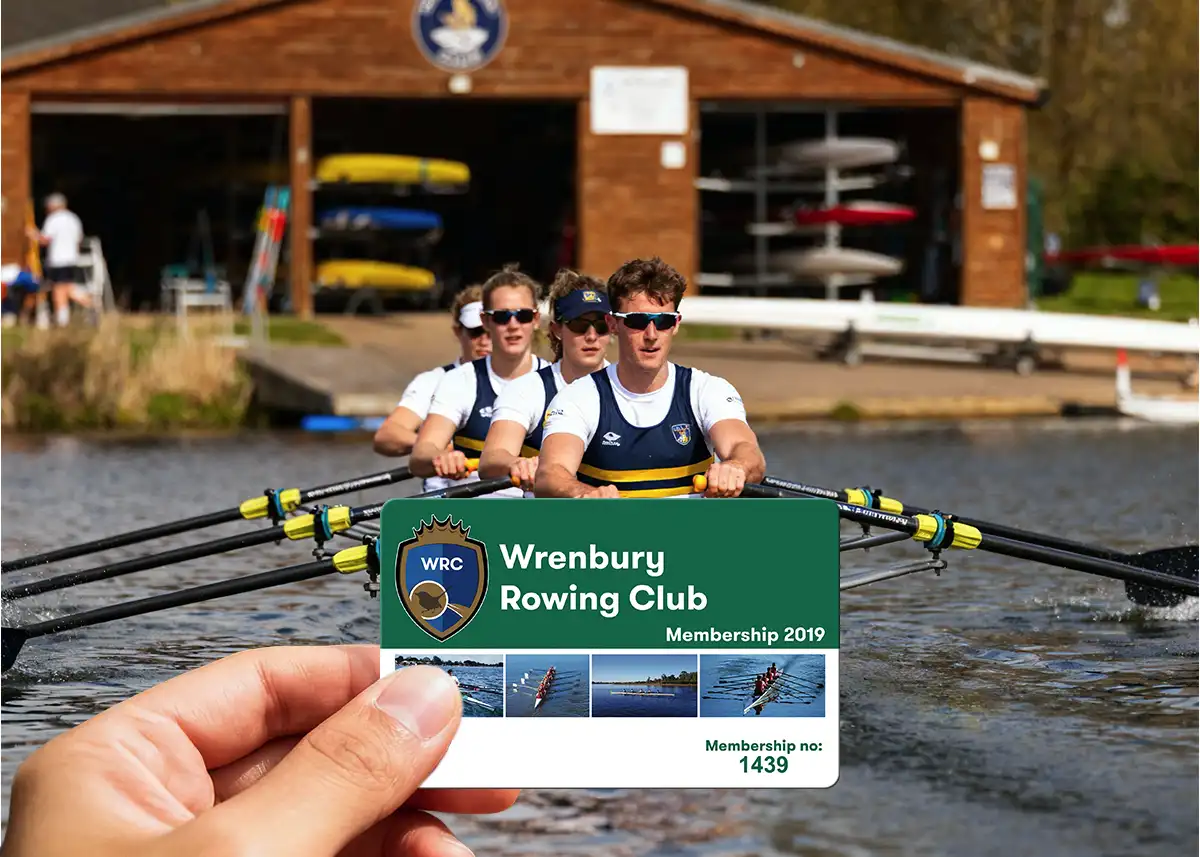 rowing club membership card printing