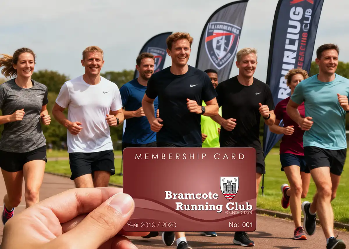 running club membership card printing