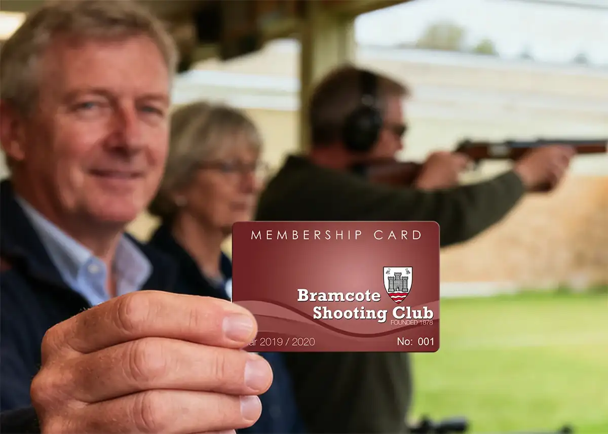 shooting club membership card printing