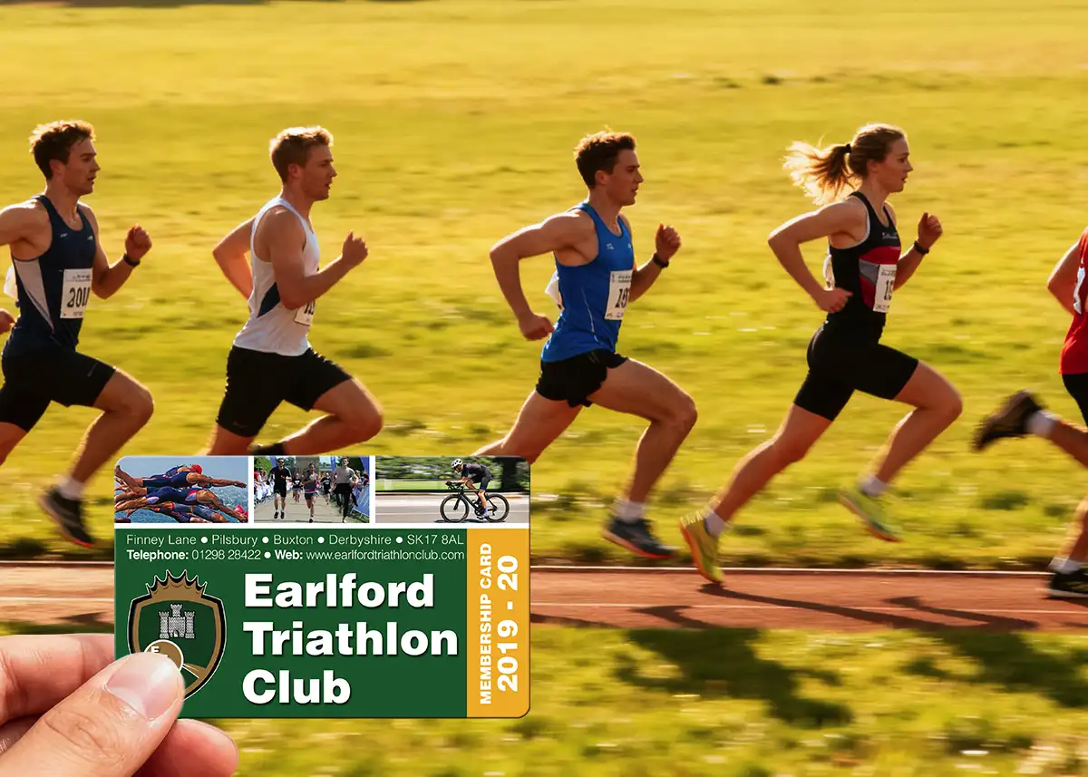 earlford triathalon club membership card