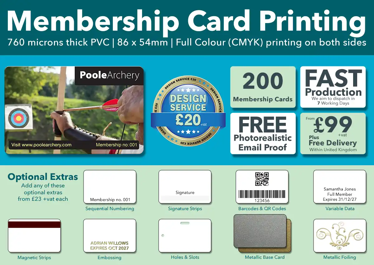 plastic membership cards special offer